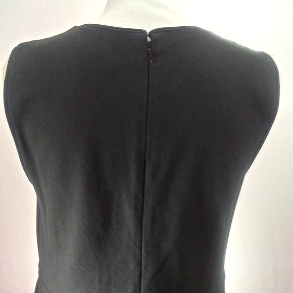 Lands' End Black Scoop Keyhole Bodycon Sheath - Picture 6 of 8